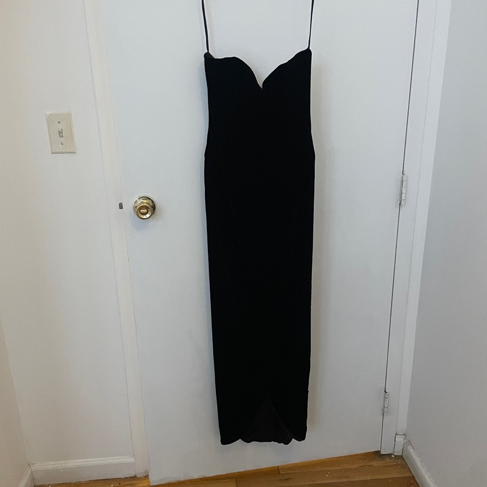 Cardiere et Cie Vintage Velvet Dress